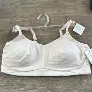 On Gossmer Dot Micro Lounge Bralette Mauve Chalk Size Medium